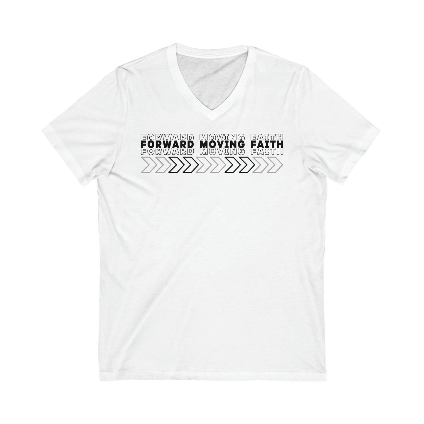Forward Moving Faith V-Neck Tee