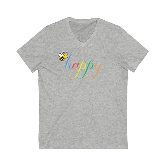 Happy V-Neck Tee