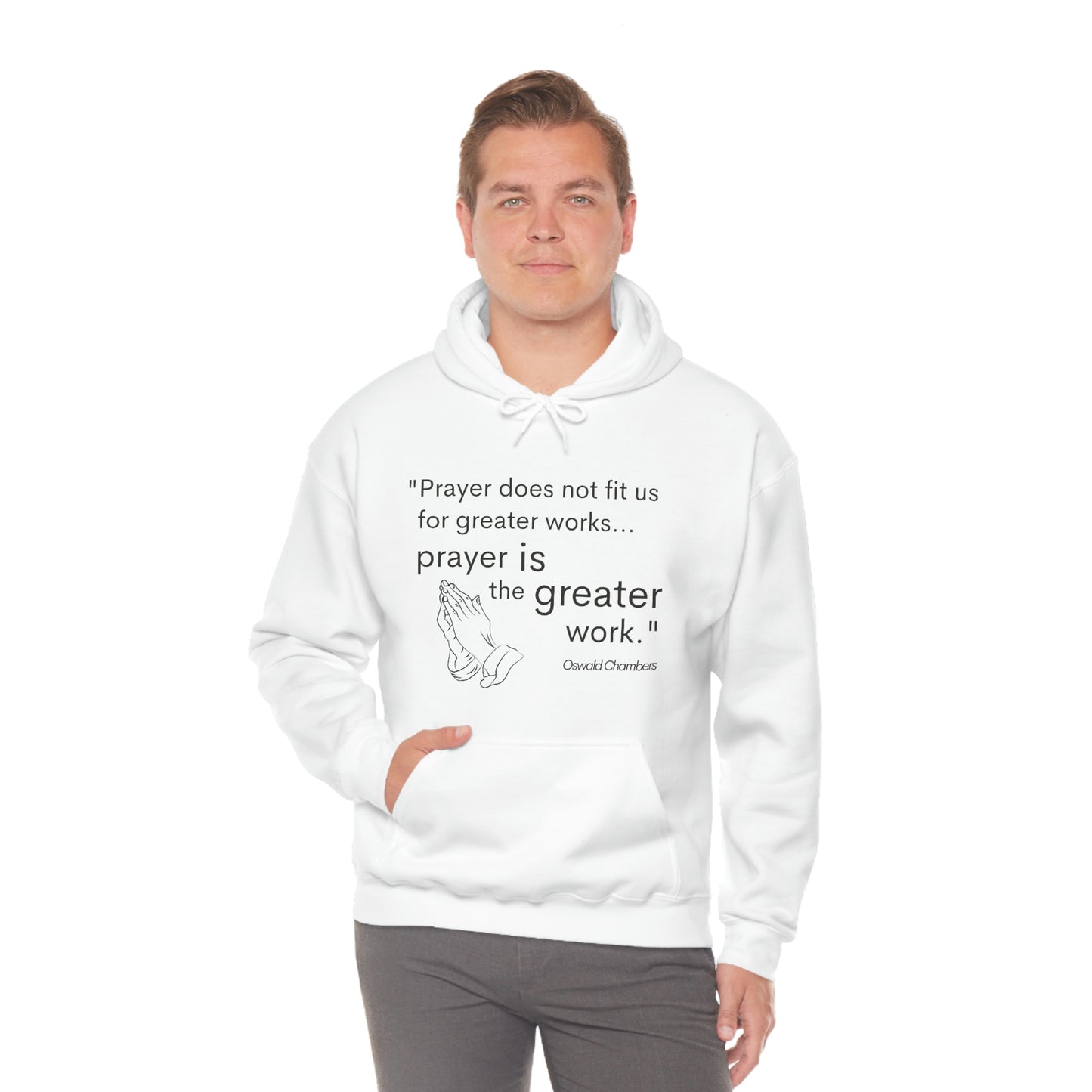 Oswald Chambers prayer quote Unisex Sweatshirt